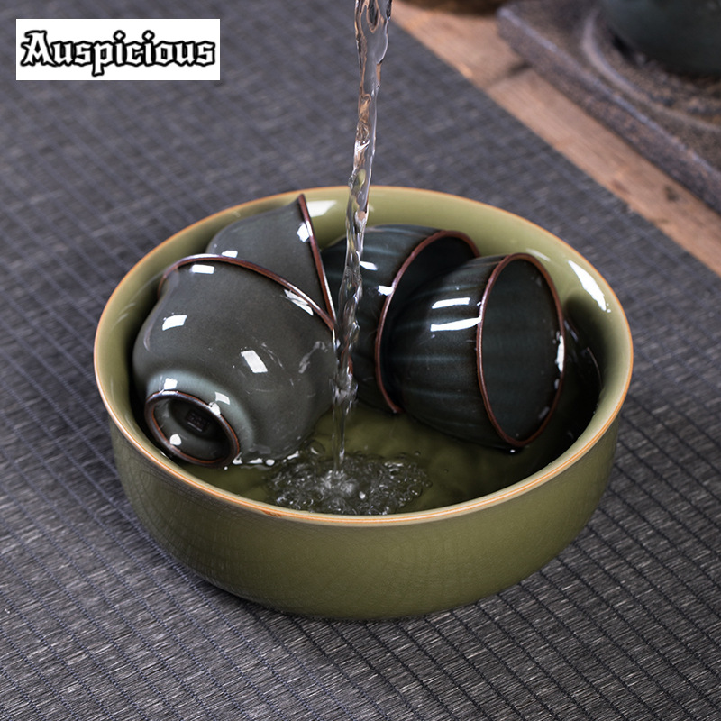 Celadon Ceramic Cup - Jianshui-taza de té hecha a mano