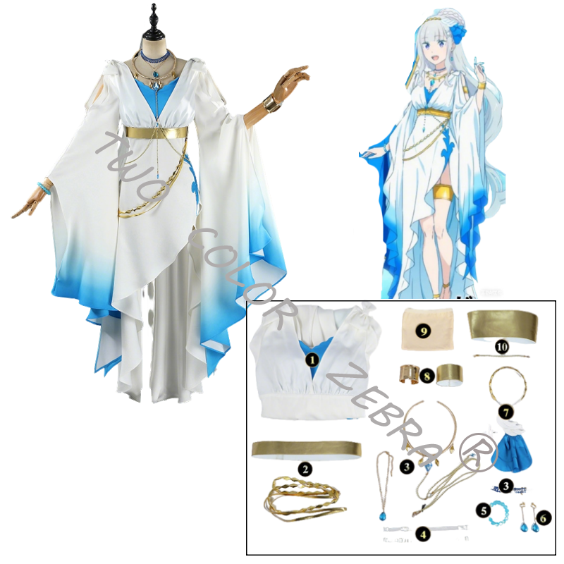 Disfraz de Cosplay de Emilia d - South Korea Lifestyle reseña y precio