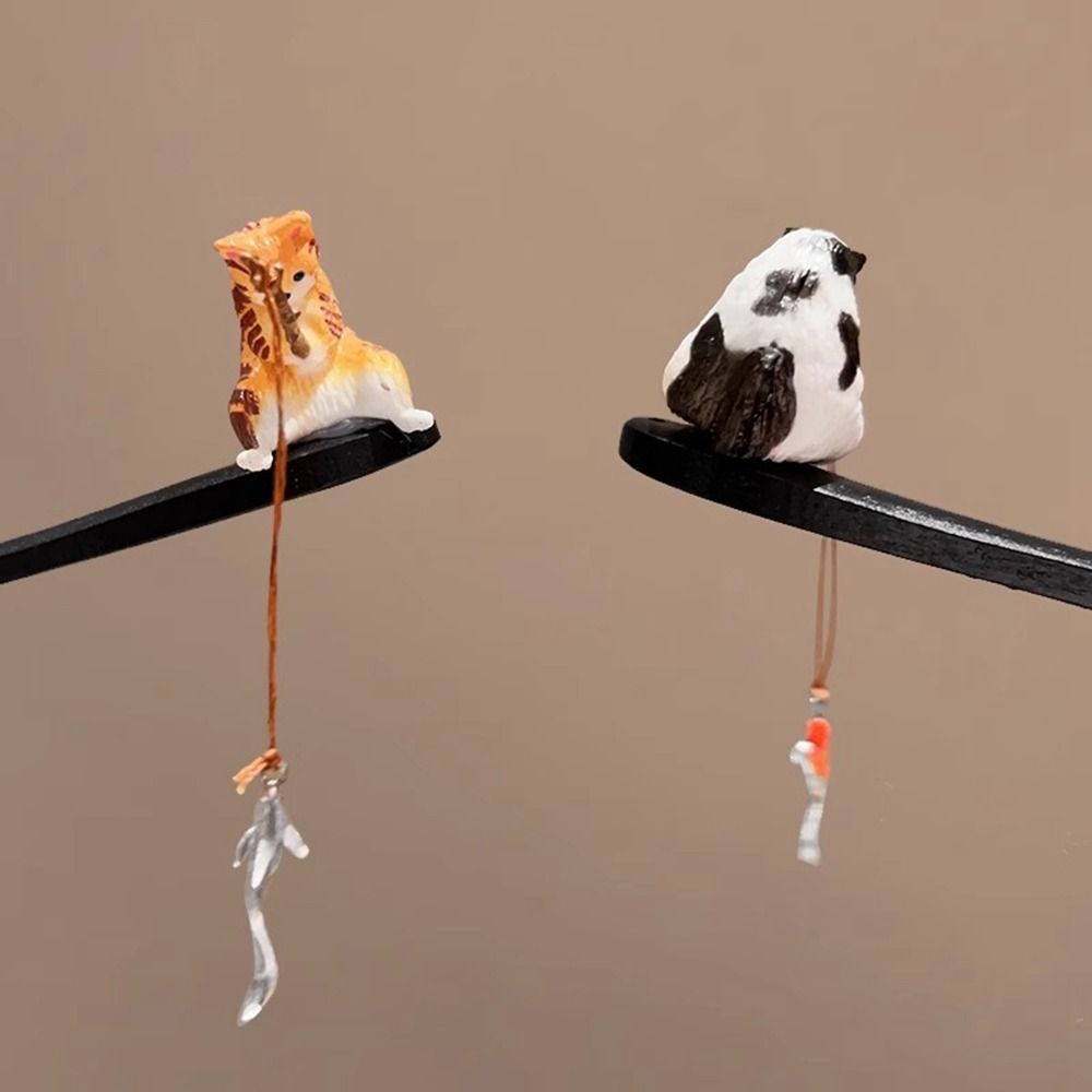 Lindo gato pesca palo de pelo  - Hanbok Hair Pin reseña y precio