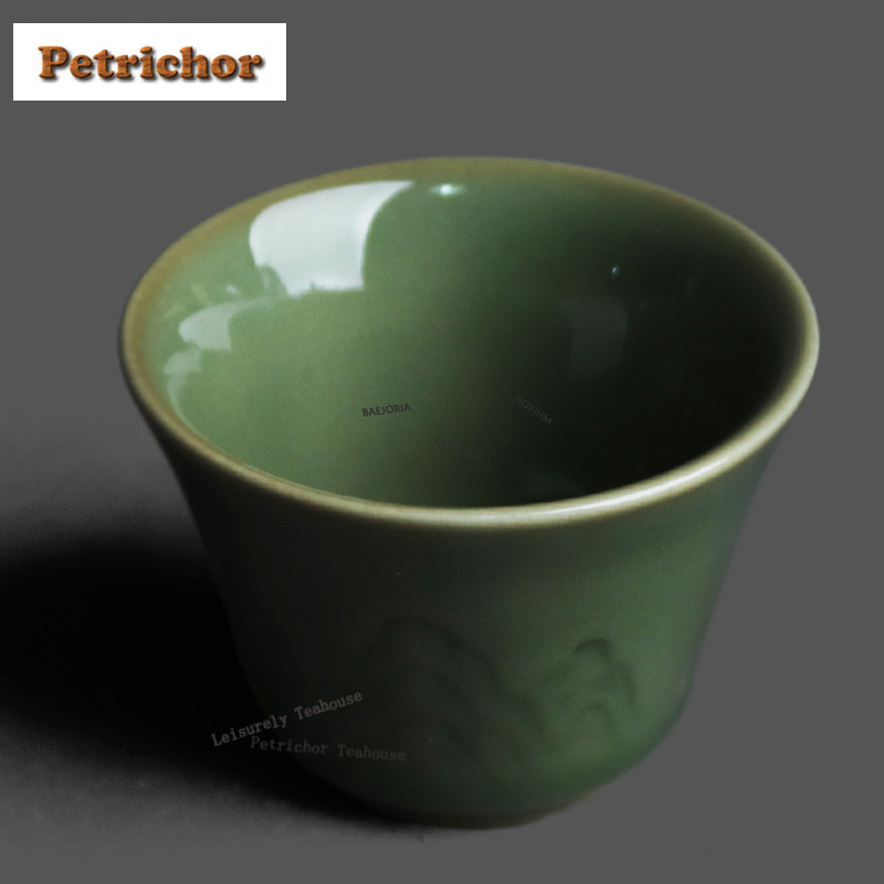 Taza de té de celadón con reli - Celadon Ceramic Cup reseña y precio