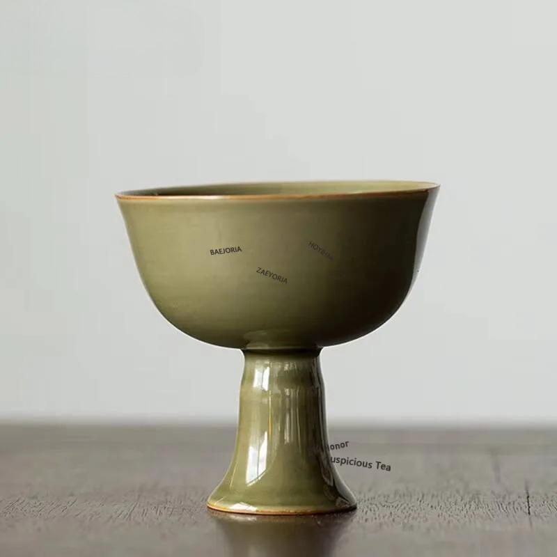 2 piezas/lote Taza de té indiv - Celadon Ceramic Cup reseña y precio