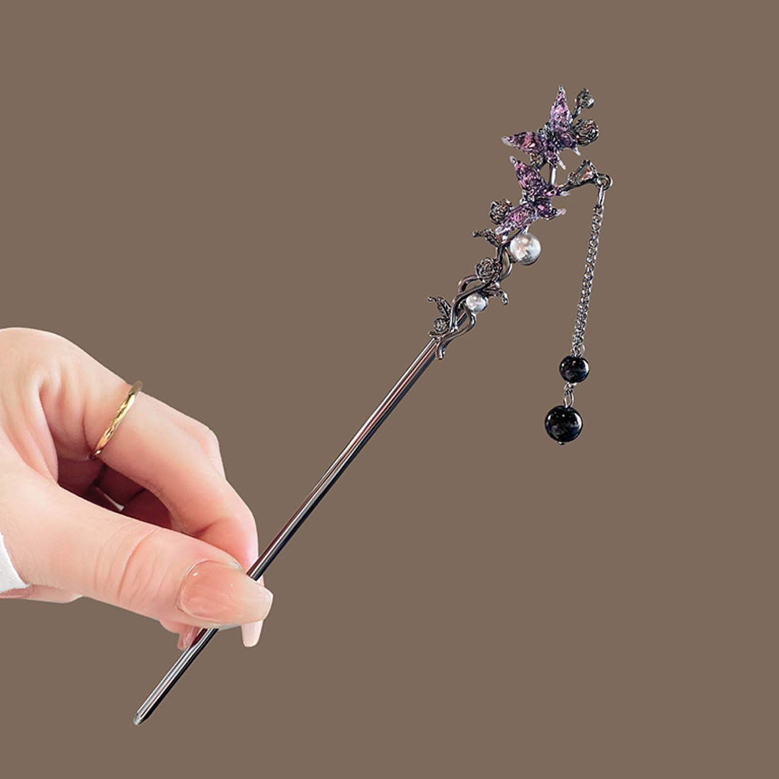 Horquillas de Metal Negras Est - Hanbok Hair Pin reseña y precio