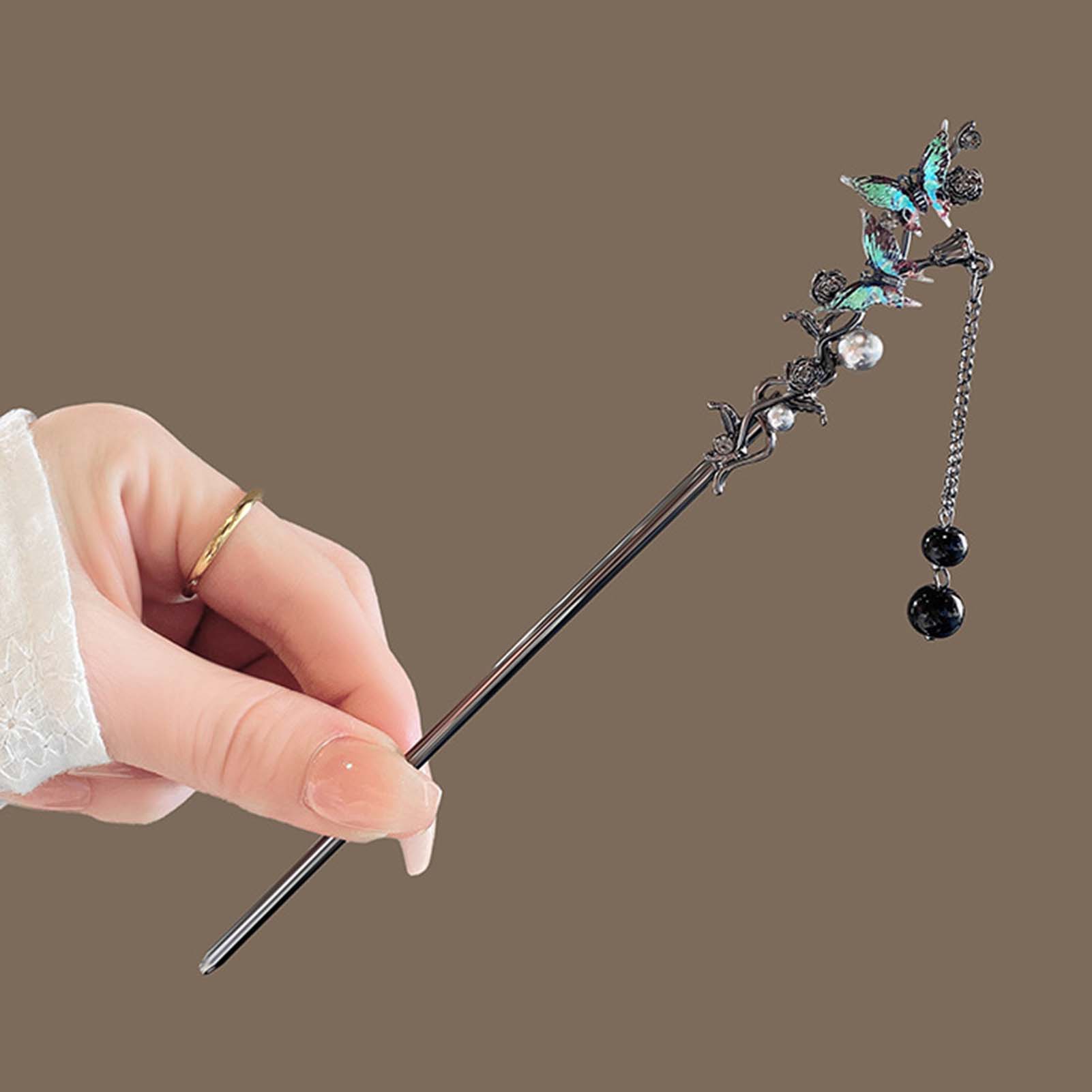 Horquillas de Metal Negras Est - Hanbok Hair Pin reseña y precio