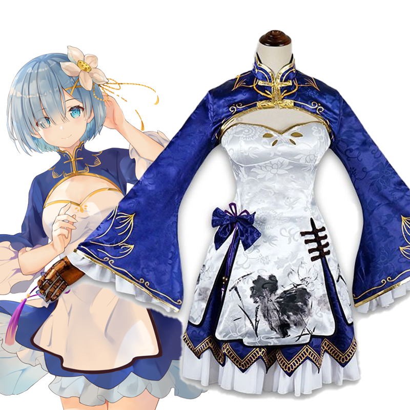 Rem Ram Cosplay Cheongsam Anim - South Korea Lifestyle reseña y precio