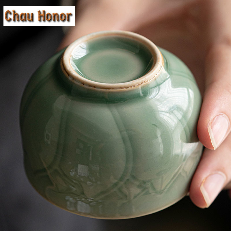 65ml Retro celadón muestra de  - Celadon Ceramic Cup reseña y precio