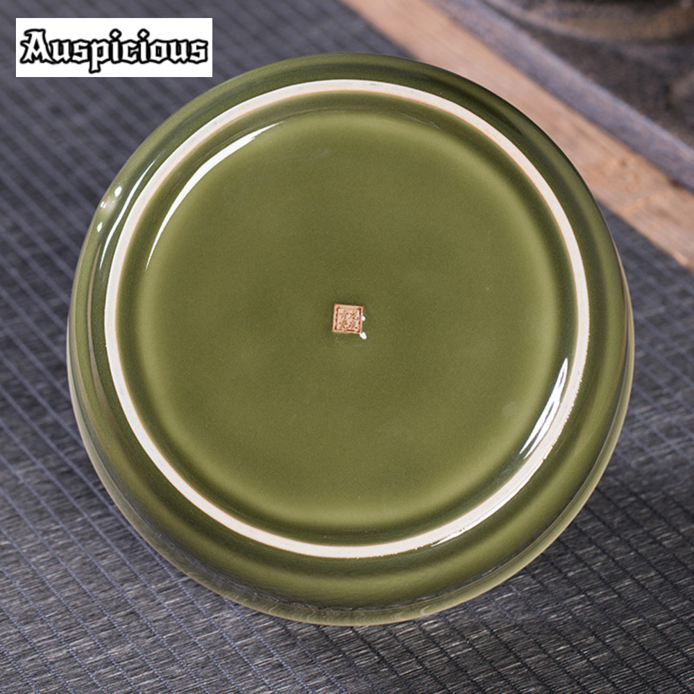 Jianshui-taza de té hecha a ma - Celadon Ceramic Cup reseña y precio